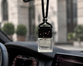 Hanging Car Air Freshener Bottle, Refillable Car Perfume, Minimalist Auto Diffuser, Luxury Car Interior Gift