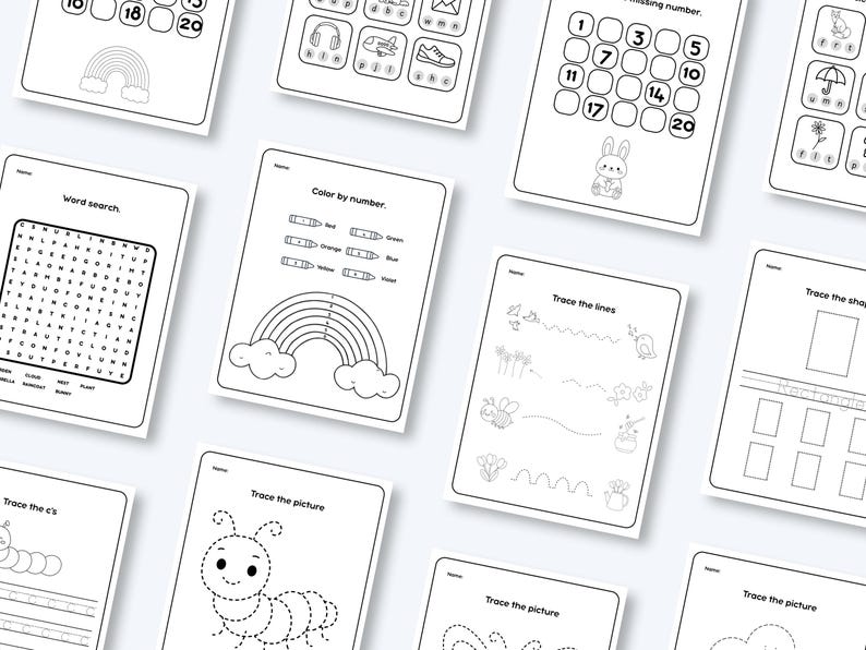 Spring Math Reading Worksheets Bundle | 1st 2nd Grade Homeschool ...