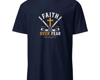 Faith Over Fear Hockey Tshirt