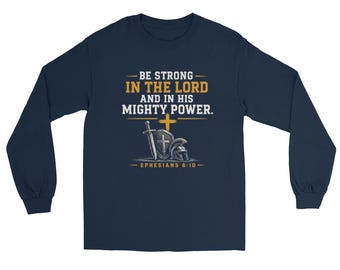 Be Strong In The Lord Hockey Long Sleeve
