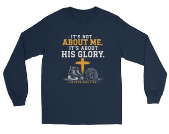 It's Not About Me Hockey Long Sleeve