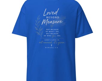 Loved Beyond Measure (Color: Royal)