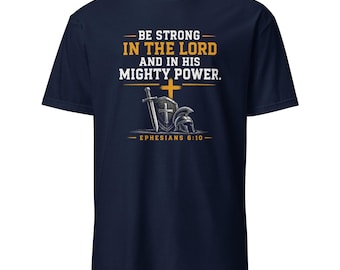 Be Strong In The Lord Hockey Tshirt