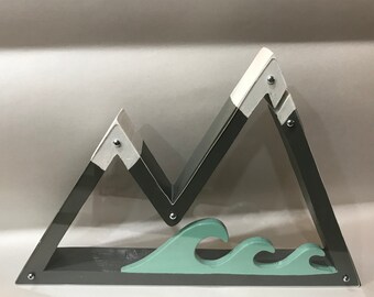 Handmade Mountains by the Sea coin bank
