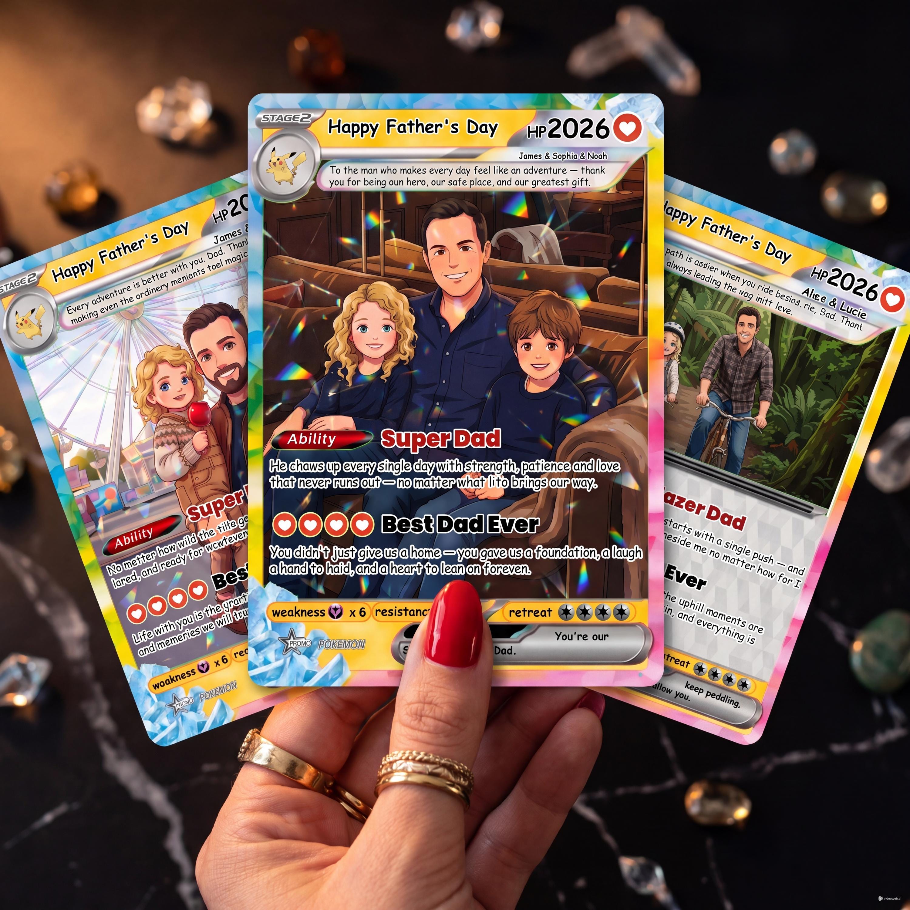 Customized Pokemons Metal Cards Fathers Day - Etsy Customized Pokemons Metal Cards Fathers Day - Etsy