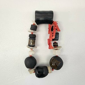 Clay Bead Talisman // Large Beaded Garland