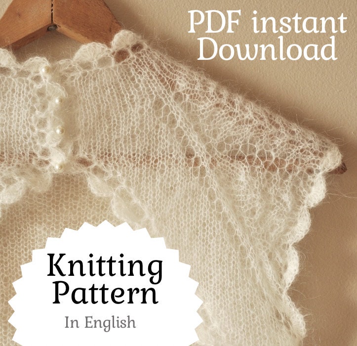 Mohair Lace Knitting Pattern - Etsy