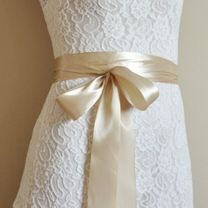 WEDDING belt bridal sash satin ribbon wedding bow bridal ribbon brial belt satin bow 10 colors image 4