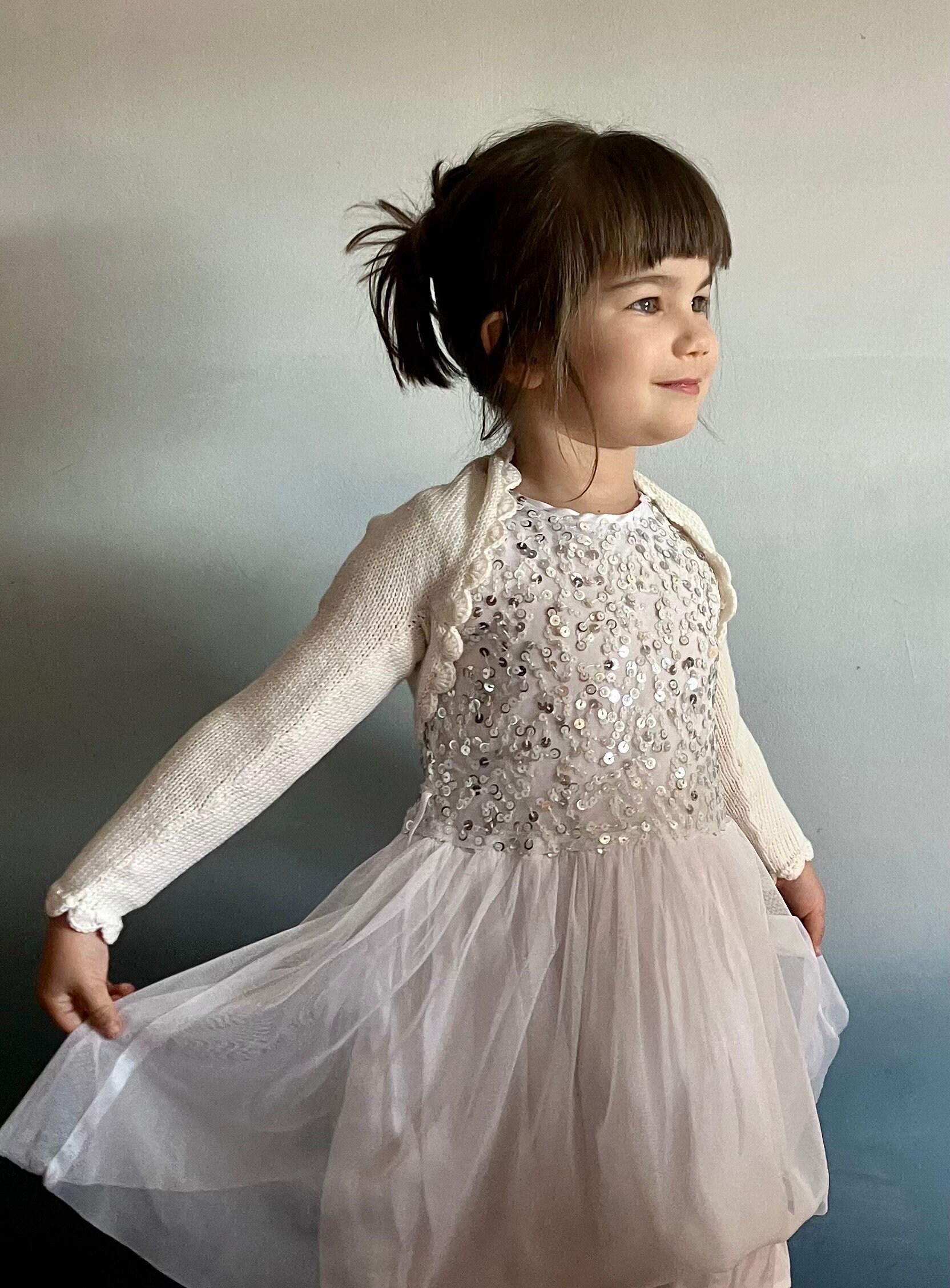 Holy Communion Girl Bolero White Girl First Communion Shrug Pure