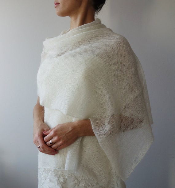 Mohair Shawl for Women Oversized Scarf Silk Shawl Elegant
