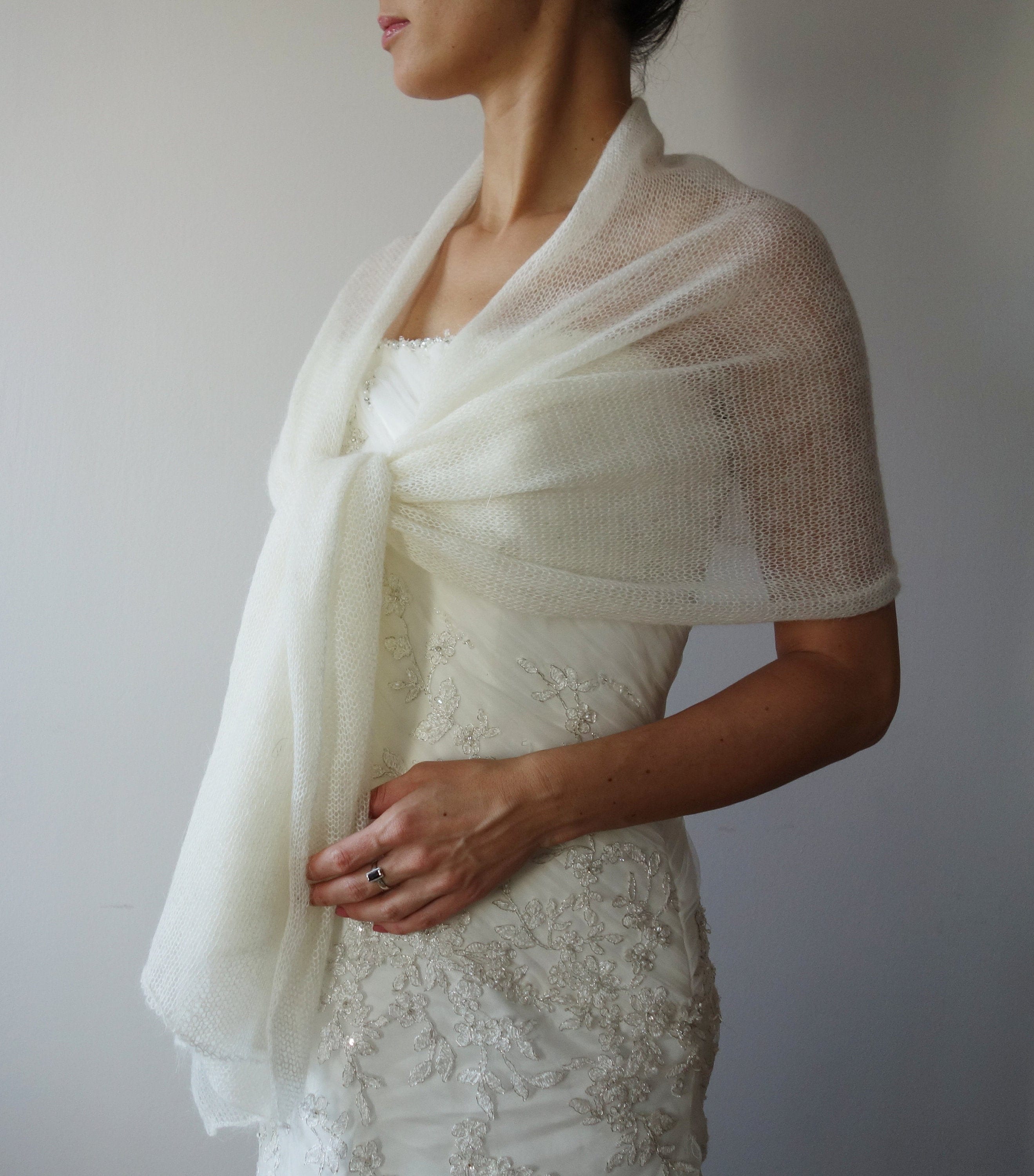 Mohair Shawl for Women Oversized Scarf Silk Shawl Elegant Gift for