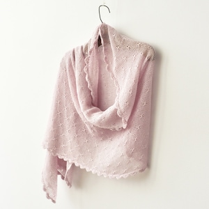 Pale Pink Wedding Shawl Silk Bridal Scarf Alpaca Bridal Wrap Wool Cape Blush Pink Knit Scarf Mother of The Bride Cover Up Luxury Gift Woman