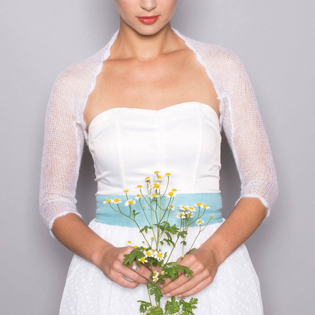 Mohair Hochzeit Bolero, Braut Bolero, Hochzeit Cape, Abend Bolero