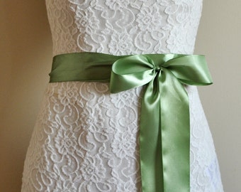 WEDDING belt bridal sash satin ribbon wedding bow bridal ribbon brial belt satin bow 10 colors