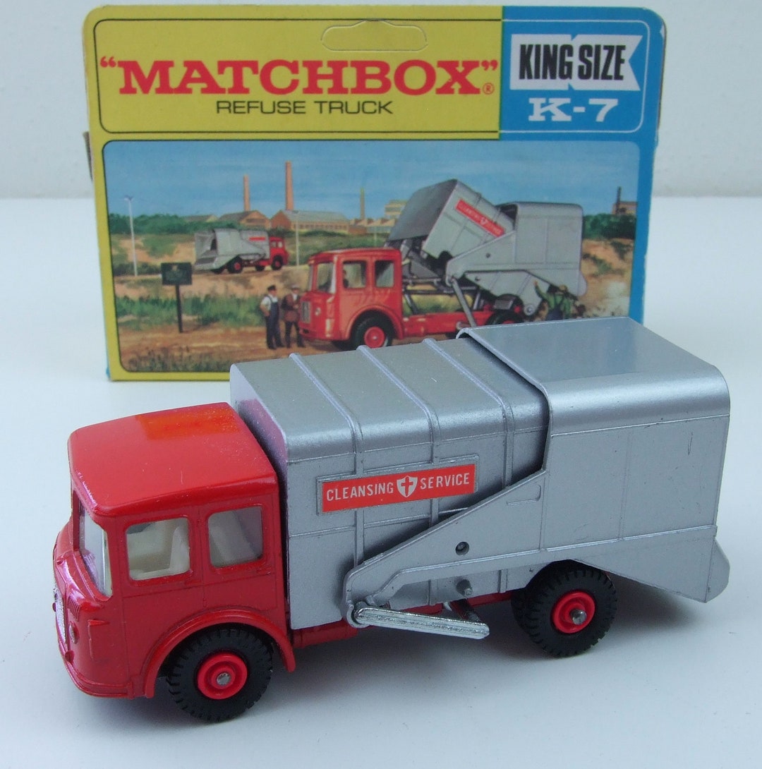 NOS Vintage Matchbox King Size Refuse Truck K7 Etsy