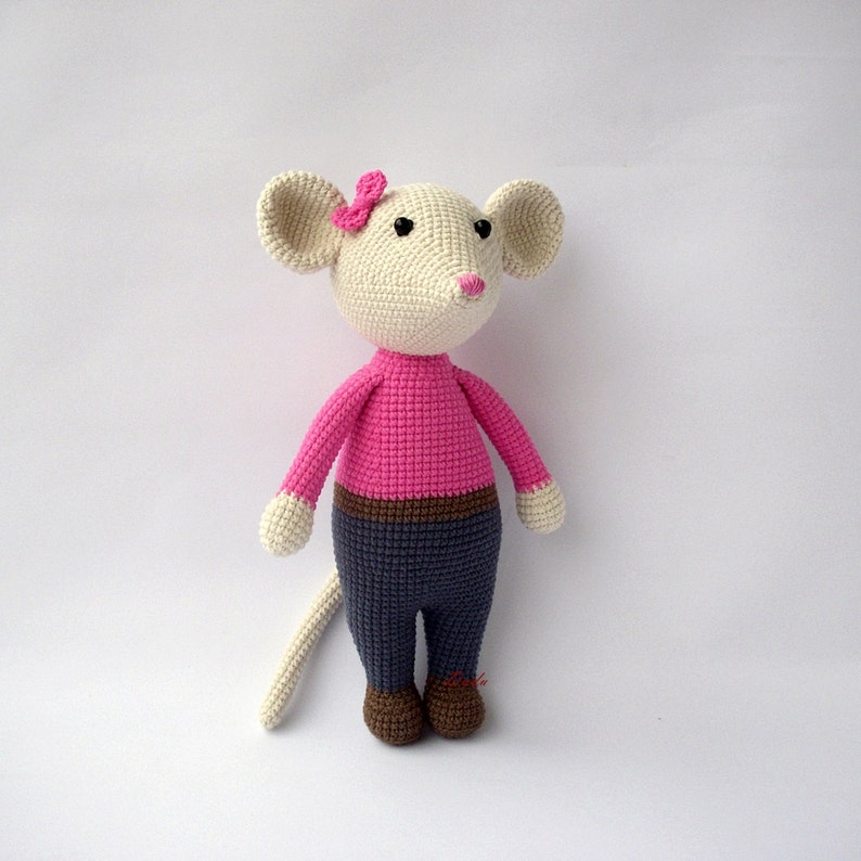 PDF Mouse Gigio and Gigie Crochet Toy DIY tutorial