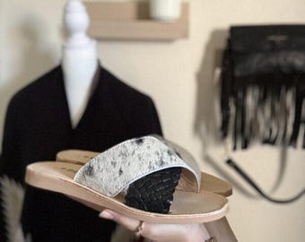 Mexican Sandals Cow Hair