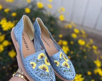 Huaraches de cuero mexicano