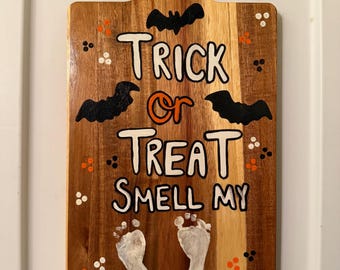 ¡Manualidad navideña con tabla de cortar!