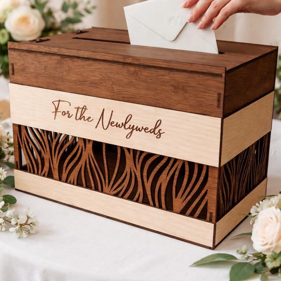 Woodland Elegance Wedding Card Box, shown in listing image 5 with additional visible details or options.
