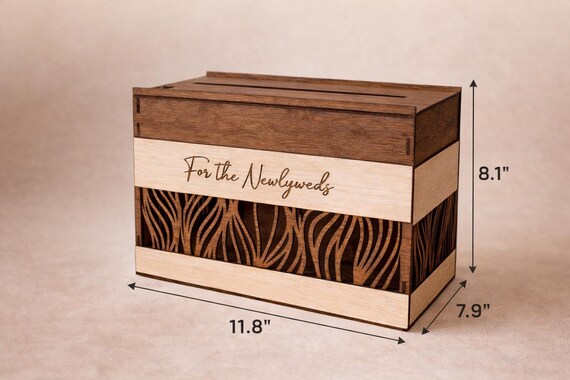 Woodland Elegance Wedding Card Box, shown in an additional close-up listing view with visible shape and details.