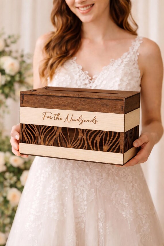 Woodland Elegance Wedding Card Box, shown in listing image 4 with additional visible details or options.