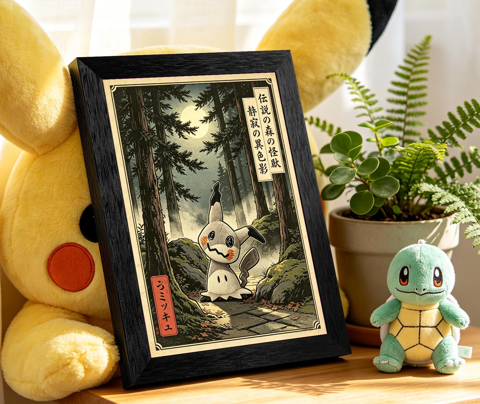 ミミッキュ　ポスター Mimikyu Poster - Etsy