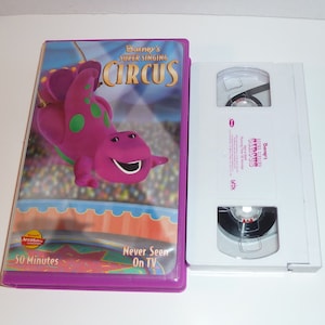 Barney's Super Singing Circus VHS Video Tape Pre-owned | Etsy