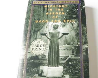 1994 midnight in the garden of good and evil by john berendt large print softcover - Midnight In The Garden Of Good And Evil Book 1994 midnight in the garden of good and evil by john berendt large print softcover - Midnight In The Garden Of Good And Evil Book