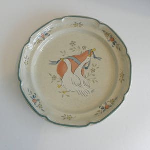 Dessert Salad Plates Geese & Pear Marmalade Stoneware Japan Goose Geese Multiple Available Replacement