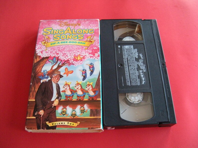 Disney's Sing Along Songs Zip A Dee Doo Dah Vol 2 VHS - Etsy
