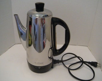 Cory Buffet Queen Chrome 10-40 Cup Coffee Percolator Model AP40-3