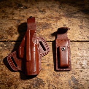 1911 leather magazine pouch - Etsy 日本