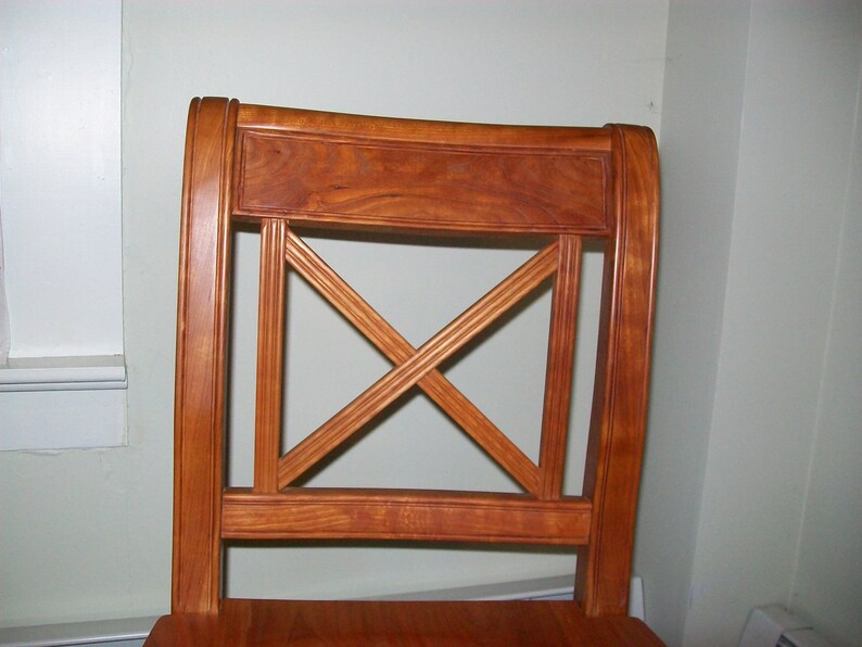 Handmade Wood Dining Chair with Hand Carved Seats Vermont Etsy