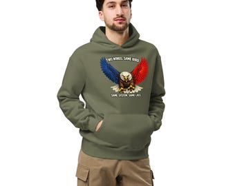 Two Wings Same Lies-hoodie voor heren