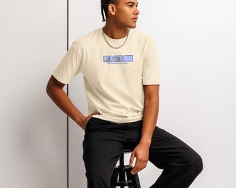 100% katoenen T-shirt heren: 'My Patience Level'-shirt met print