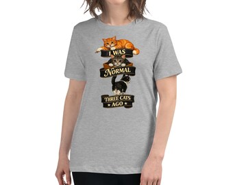Drie katten geleden was ik normaal t-shrit