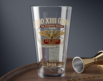 Vaso mezclador Legio XIII Gemina con estampado de águila, 473 ml / Emblema de la Legión Romana