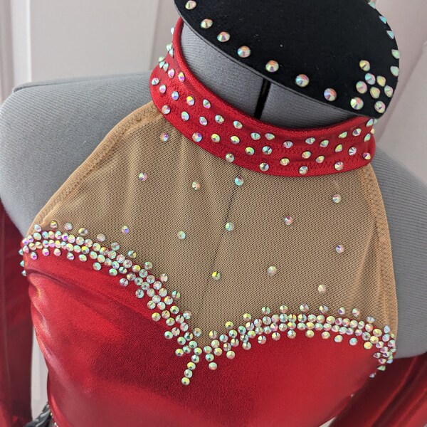 Child Large Dance Costume, Custom Dance Costume, Solo Costume