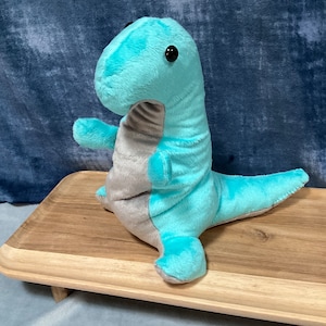 Weighted Stuffed Animal, Weighted Dinosaur, Soft Minky 3 1/2 Pounds, Multi Color, Stuffed Animal, Sensory, Weighted Stuffie,