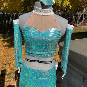 Child Large Musical Theatre Costume, Jazz Costume, Child Large Dance. Pageant Costume,