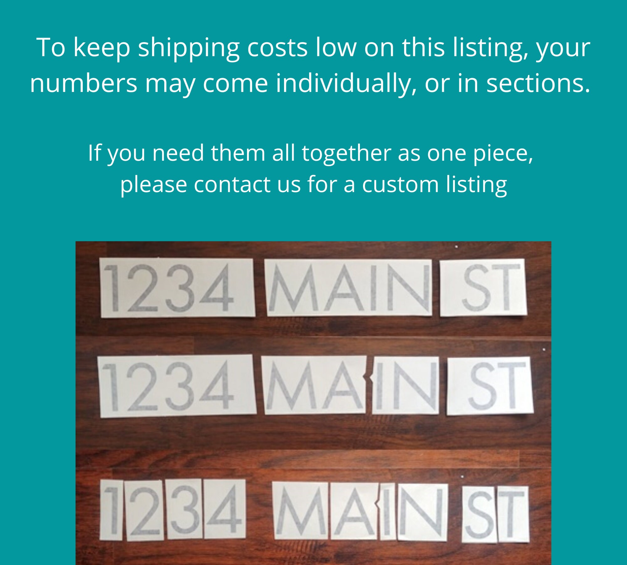 2 Tall Permanent Adhesive Vinyl Letters & Number Decals. Etsy New Zealand