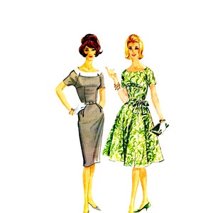 60s Dress Sewing Pattern: McCall&#39;s 5893, Bust 34