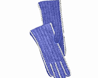Jaren 40 winterhandschoenen PDF Haakpatroon Dameshandschoenen Modeaccessoires Vintage