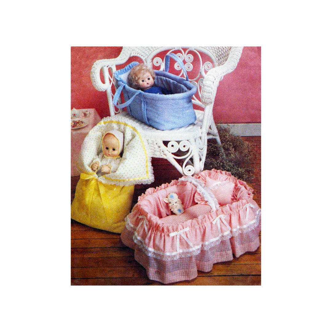 Baby Doll Beds and Bunting Pattern Simplicity 6056 Vintage Etsy