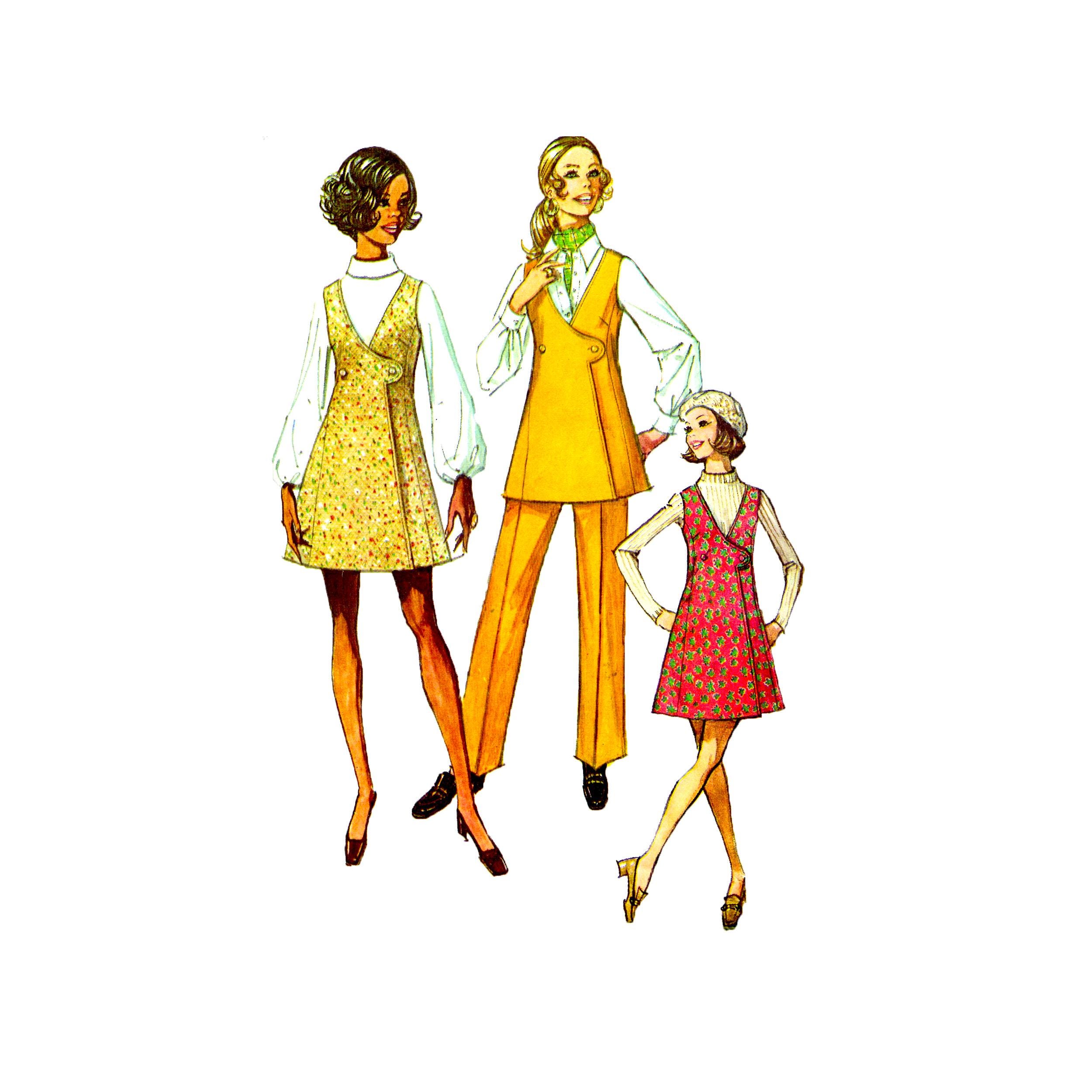 2 Patterns Simplicity 5595, 6 Tops Made Easy & 5878, Easy to