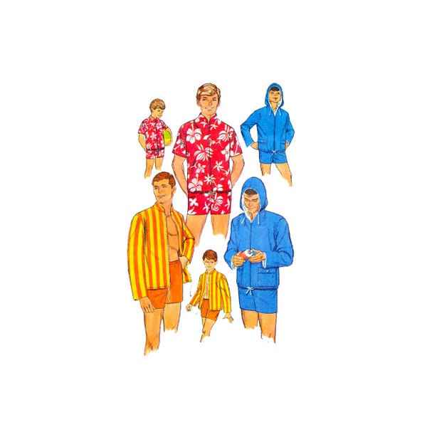 Mens Bathing Suit Sewing Pattern Etsy