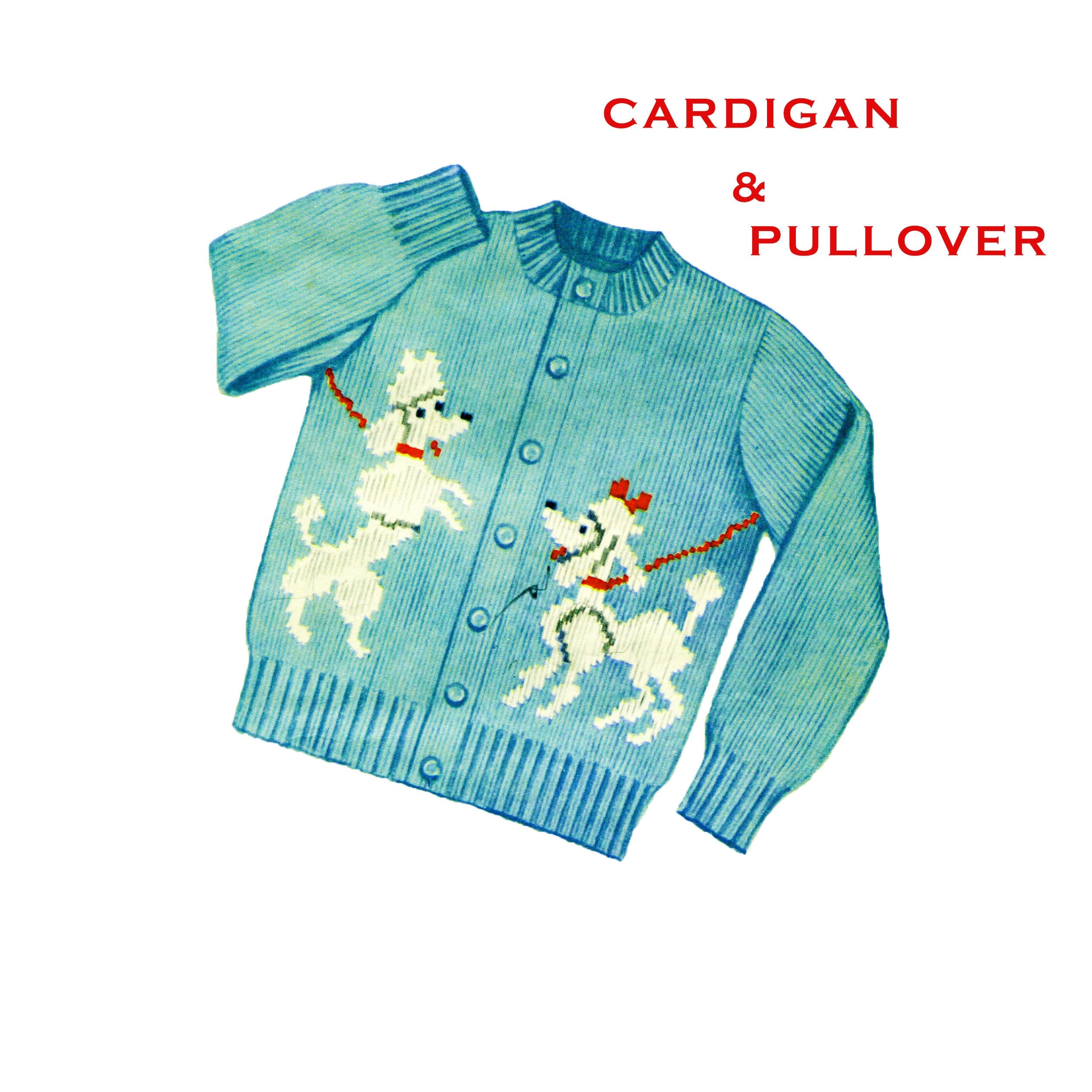 Vintage poodle sweater new arrivals