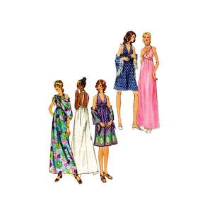 70s Halter Dress - Etsy