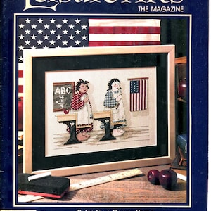 1989 Leisure Arts Magazine August 24 Projects in Issue Cross Stitch, Knitting, Crafts